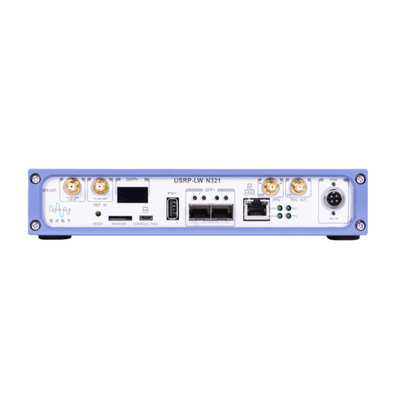 Ettus USRP N321 Compatible 2 canaux TX/RX, RF 3 MHz-6 GHz, 200 MHz BW Chacun, 1 × QSFP+, 2 × SFP+, 1 × RJ45, USRP Dispositif radio défini par logiciel